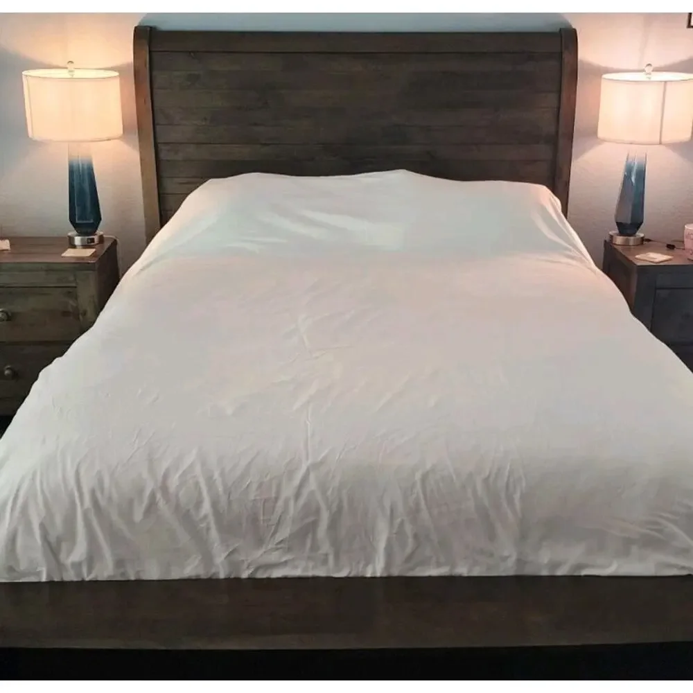 Brooklinen White Cotton King California King Duvet Cover